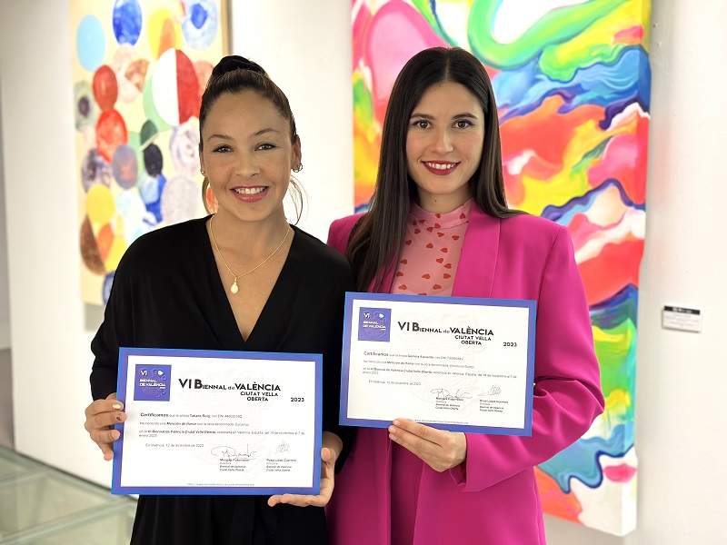 Tatiana Roig, Gemalpu y Luciano González   reciben la Mención de Honor en la Bienal de Valencia «Ciutat Vella Oberta»